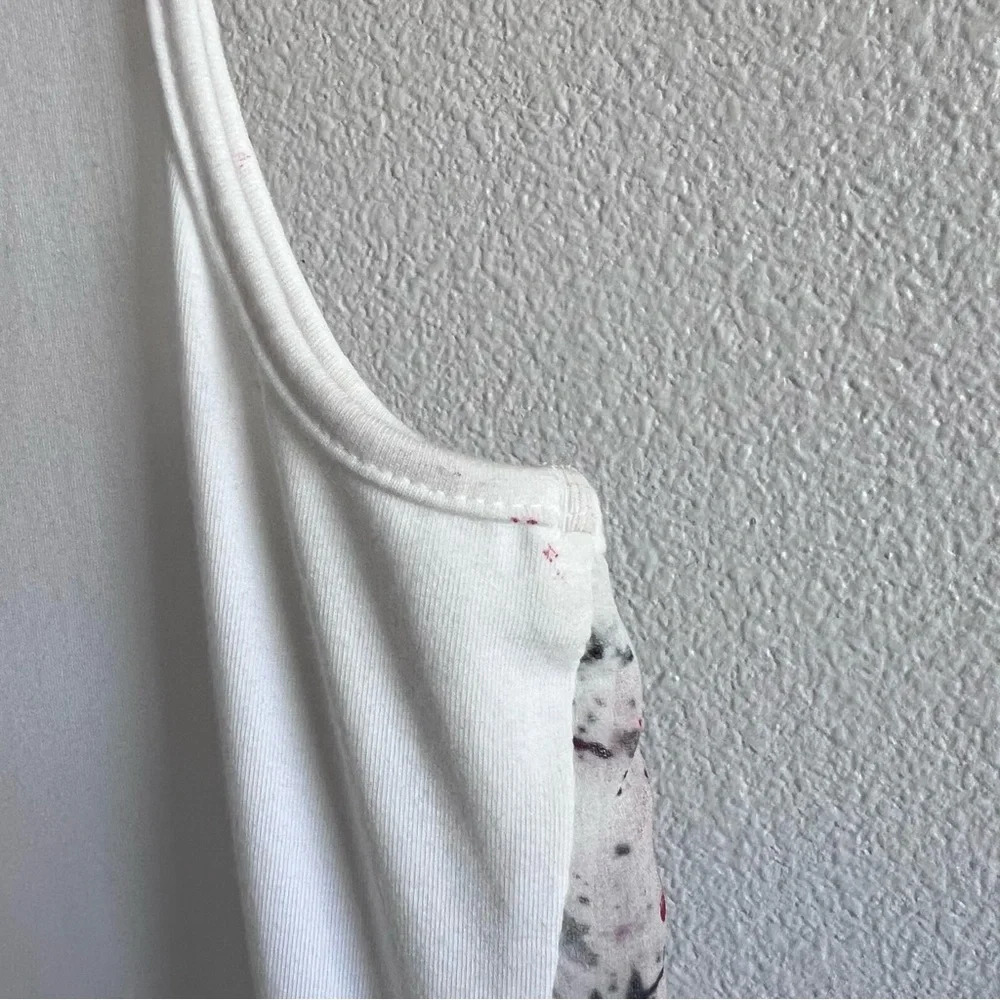 Stella Carakasi Sleeveless Top Mini Dress Watercolor Artsy Boho Coquette Flirty - Picture 9 of 14